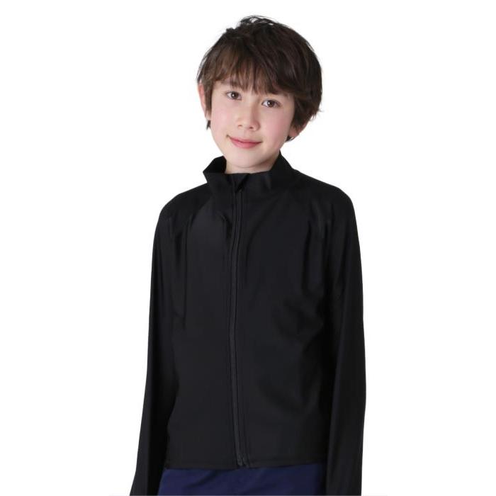 Rashguard kids school swimming class children's junior parka school swimsuit long sleeves UPF50+ UV UV cut rush parka UV parka pool surf pants torenka leggings surf hat also 4 colors 110~150 KICKS KJR-300
