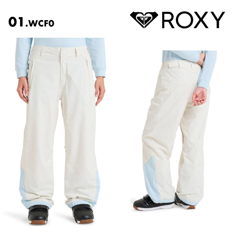 ROXY/ロキシー レディース スノーパンツ STEEPLY PT 2025-26SNOW ERJTP03294 スノーウェア スノー スキー スノボ スノーボード スノボウェア スキーウェア パンツ単品 防寒 ブランド 女性用