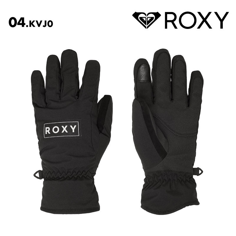 ROXY/ロキシー レディース 5指グローブ FRESHFIELD GLOVES 2025-26SNOW ERJHN03261 スノーグローブ 手袋 スノー スキー スノボ スノーボード 耐水 タッチパネル対応 防寒 ブランド 女性用