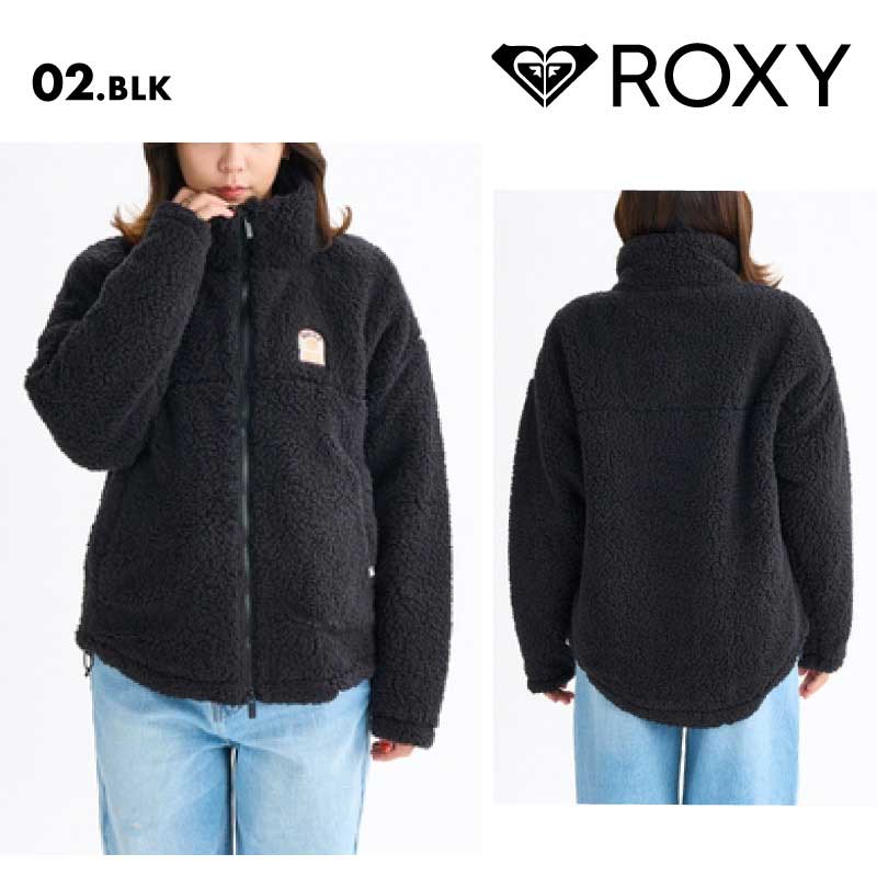 ROXY/ロキシー レディース ジャケット BELLIS BOA JACKET 2025 FALL WINTER RJK254021 ボアジャケット ボアブルゾン アウター もこもこ フリース 防寒 保温 かわいい おしゃれ 女性用