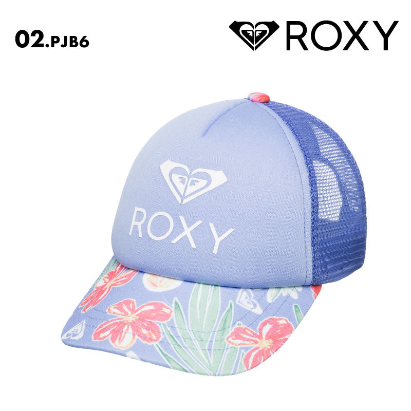 ROXY/ロキシー レディース キャップ SWEET EMOTIONS 2025 SPRING GLOBAL ERLHA03175 帽子 ぼうし 紫外線対策 暑さ対策 調整可 柄 かわいい メッシュ ブランド ロゴ 女性用