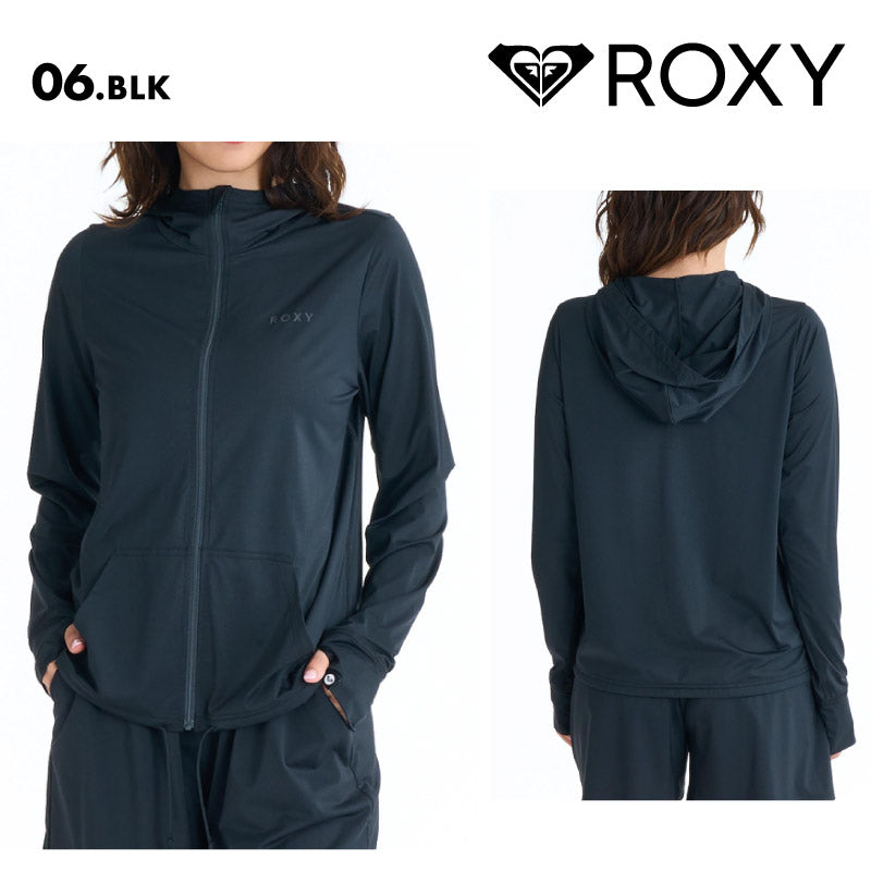 ROXY/ロキシー レディース 長袖 ラッシュガード AUROLA 26 SPRING RLY261031 ボード 水着 サーフィン パーカー フーディ フード 海水浴 ビーチ サムホール おしゃれ 女性用【メール便発送 26SS-01】