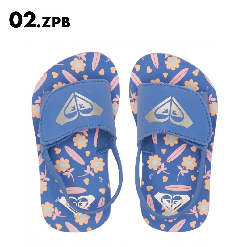 ROXY/ロキシー キッズ ビーチサンダル TW FINN 2024 SPRING TSD241012 シンプル ビーサン サンダル ビーチ ロゴ ブランド おしゃれ ギフト プレゼント ジュニア 子供用 こども用 男の子用 女の子用