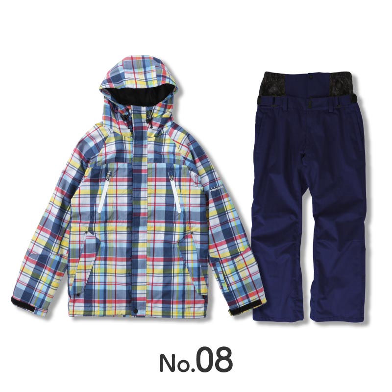5点セット レンタルよりお得 スノーボードウェア メンズ レディース スキーウェア 上下セット レギュラーシルエット PONTAPES/ポンタぺス PSET-2324
