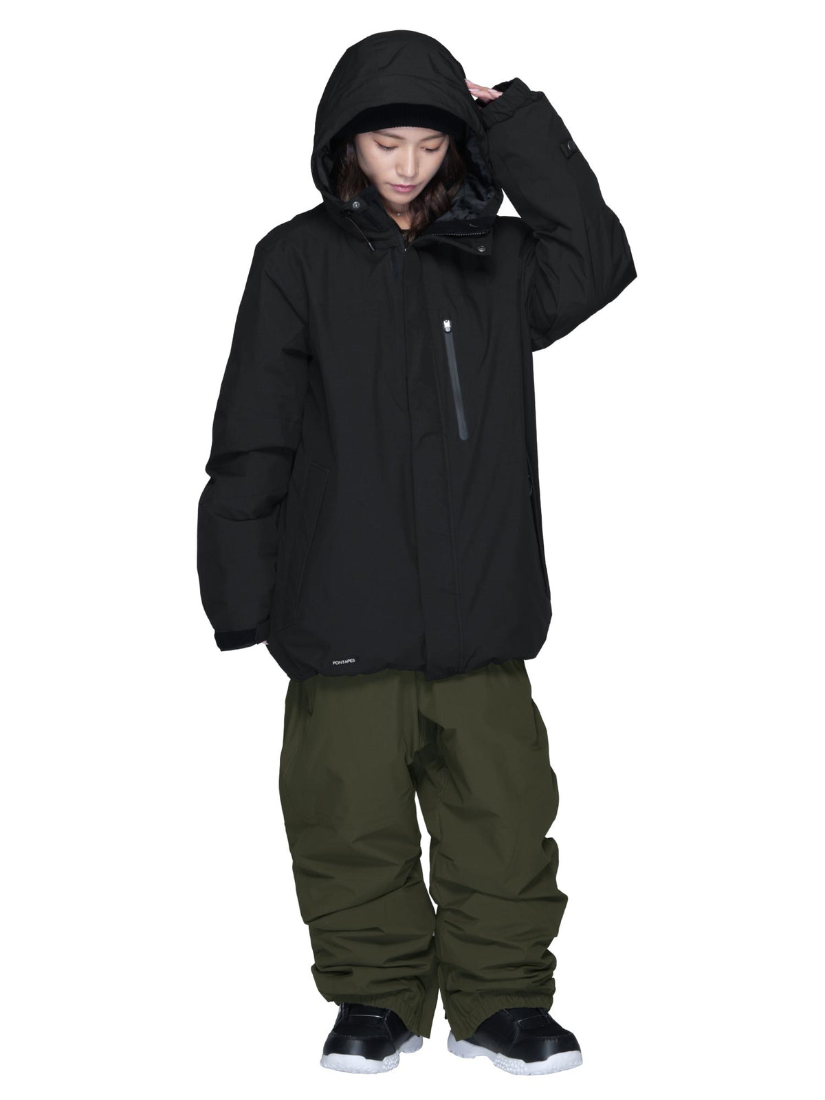 풀오버 상하 세트 스노우 보드웨어 여성 ICEPARDAL ISET-54