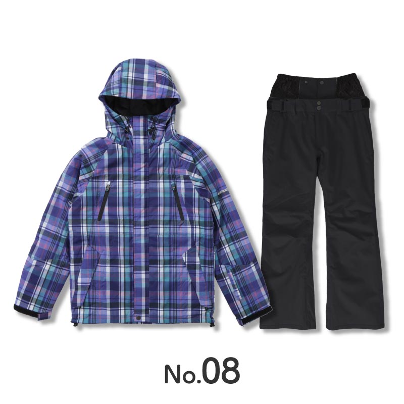 5点セット レンタルよりお得 スノーボードウェア 上下セット レディース スキーウェア レギュラーシルエット ICEPARDAL アイスパーダル ISET-2324