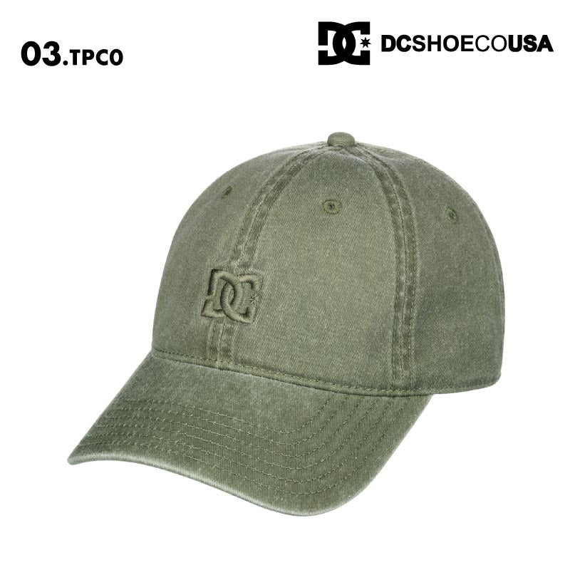 DC SHOES/ディーシー メンズ キャップ DC CAP STAR VINTAGE STRAPBACK 2025 SPRING DCP251220 帽子 ぼうし 紫外線対策 ベースボールキャップ サイズ調整 無地 シンプル ロゴ ブランド 正規品 男性用