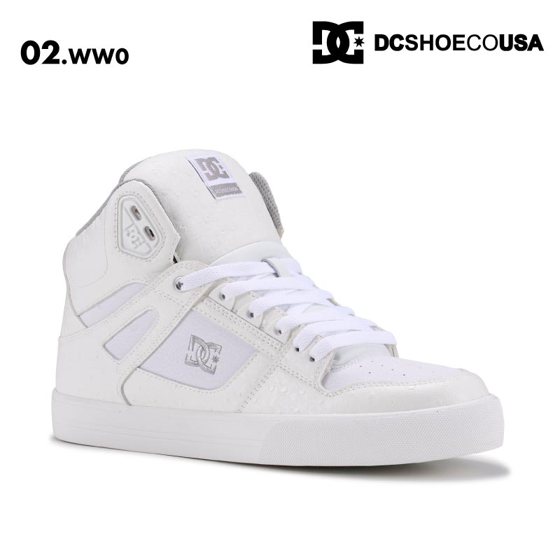 DC SHOES/ディーシー メンズ シューズ PURE HIGH-TOP SE SN 2025 SPRING DM251302 スニーカー ハイカット 靴 運動靴 スケボーシューズ ブランド かっこいい ロゴ ブランド 正規品 男性用