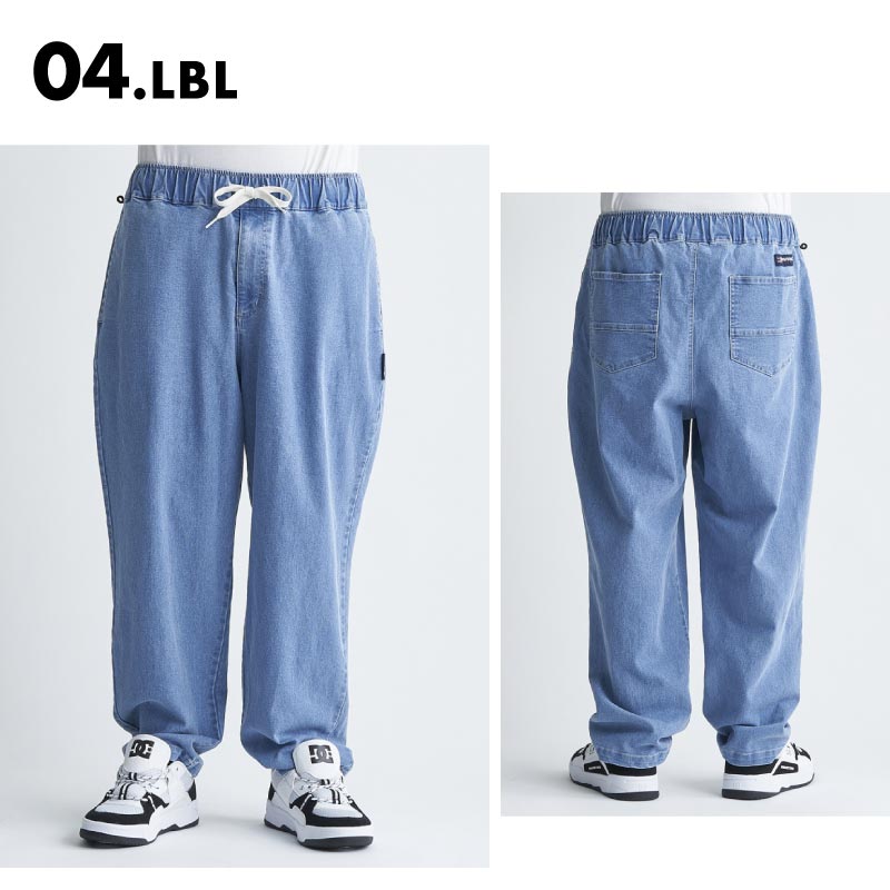 DC SHOES/ディーシー メンズ スケートボードパンツ 24 WIDE PANT SPRING 2024 DPT241007 ストレッチ氏 ワイドシルエット シンプル ウエストゴム 人気 ブランド おしゃれ ギフト プレゼント 男性用