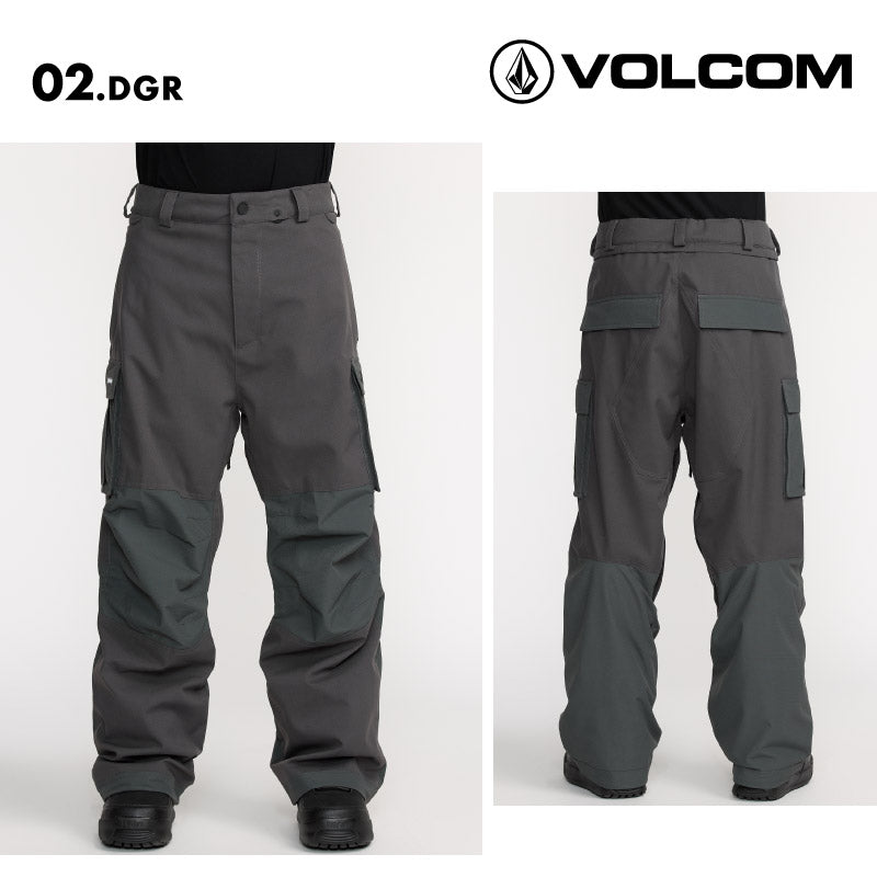 VOLCOM/ボルコム スノーボードウェア メンズ スノーパンツ NWRK BAGGY PANT 2026 SNOW G1352610 スノーウェア スノボウェア スノーボード スキー パンツ単品 ゲレンデ 防寒着 アウター ブランド 男性用