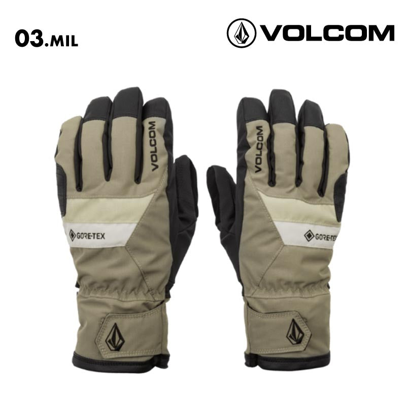 VOLCOM/ボルコム メンズ GORE-TEX 5指グローブ CP2 GORE-TEX GLOVE 2026 SNOW J6852604 スノーグローブ スノーボードグローブ スノボグローブ スキーグローブ スキー スノボ スノーボード 手袋 防寒 保温 男性用