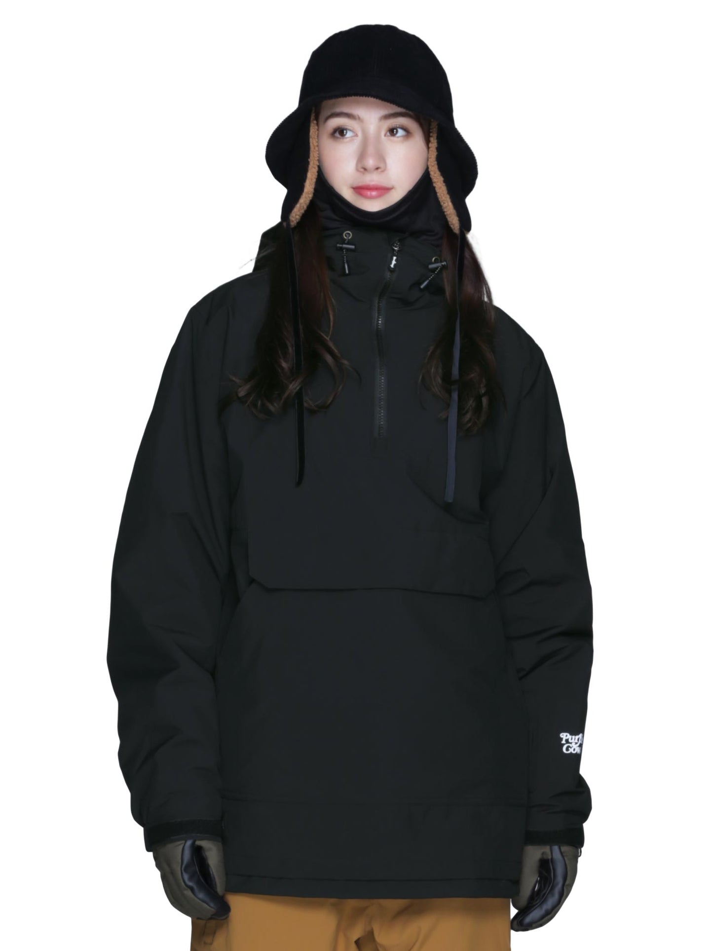 Anorak jacket snowboard wear men's women's namelessage age-828