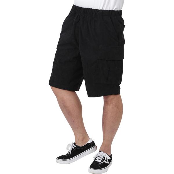 Corduroy Cargo Shorts Outdoor Wear namelessage NACP-60