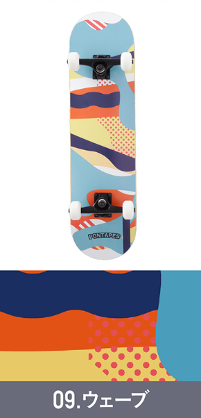 스케이트 보드 컴플리트 데크 전 9색 【PONTAPES/폰타페스】{POSKT-4040}
