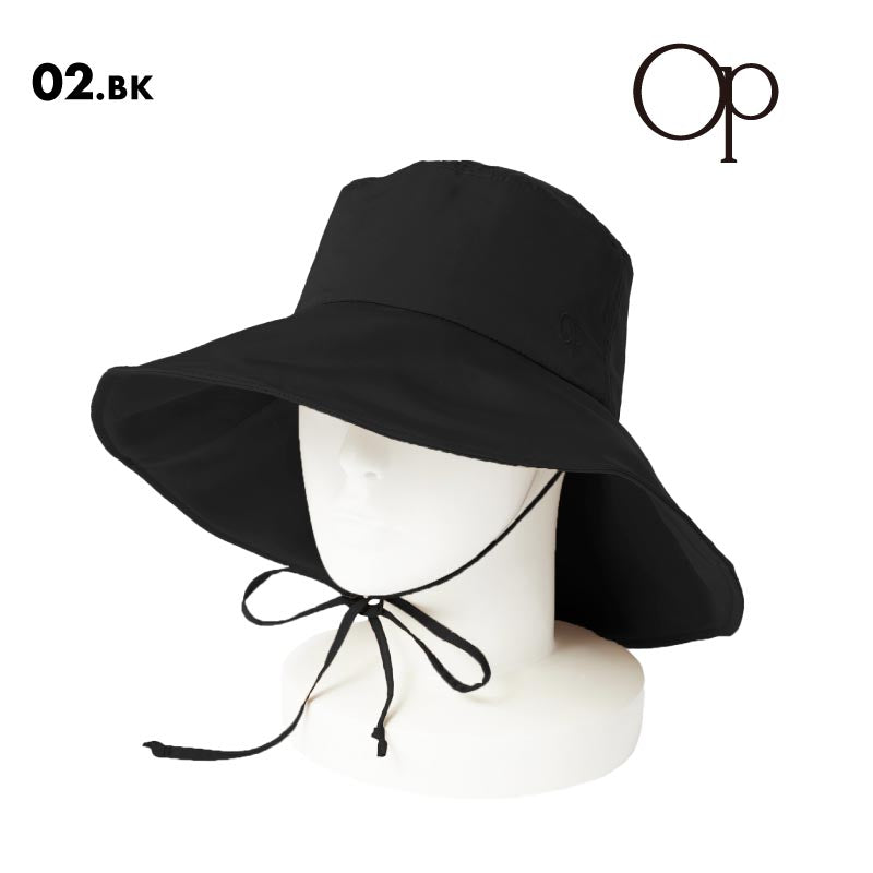 OP/オーシャンパシフィック レディース 撥水 UV ハット 撥水UVハット 2025 SPRING 525905 帽子 UV 日除け ビーチ アウトドア シンプル おしゃれ あご紐 女性用