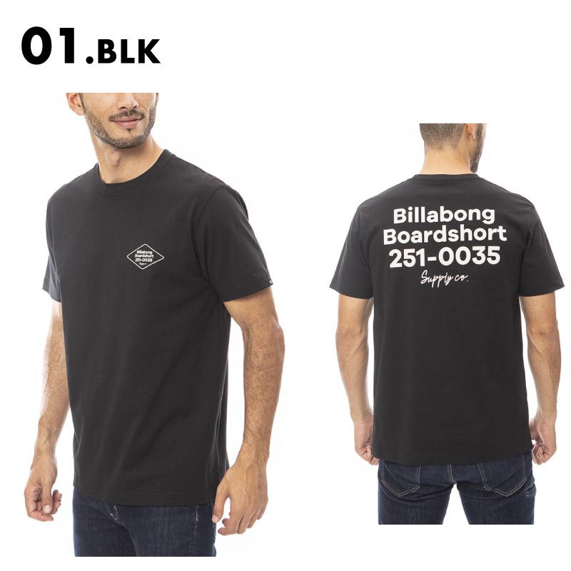 BILLABONG/ビラボン メンズ 半袖 Tシャツ CODE 2023 SUMMER BD011-234 バックプリント ロゴ カットソー 春夏 半そで トップス ブランド 男性用【メール便発送 24SS-05】