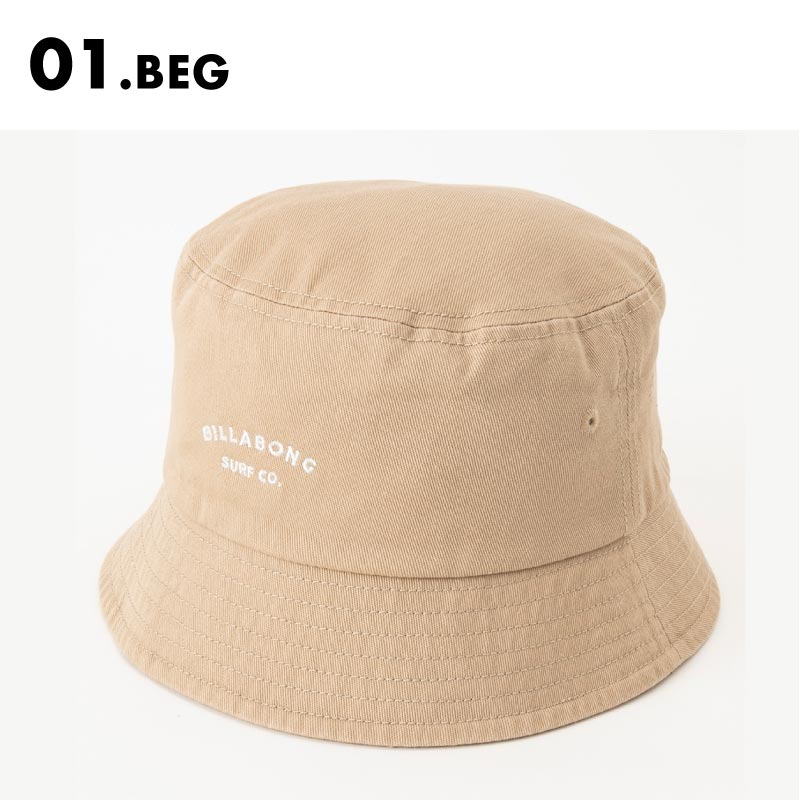 BILLABONG/ビラボン レディース バケットハット BUCKET 2WAY HAT 2024 SPRING バケハ 帽子 ハット 紫外線対策 オシャレ マリン 海 UVカット ブランド BE013-914 メール便発送