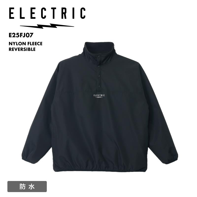 ELECTRIC/エレクトリック メンズ スノージャケット NYLON FLEECE REVERSIBLE 2025 FALL WINTER E25FJ07 スノーウェア スノーボードウェア スノボウェア スキーウェア 上着 アウター 防寒 リバーシブル ロゴ ブランド 男性用