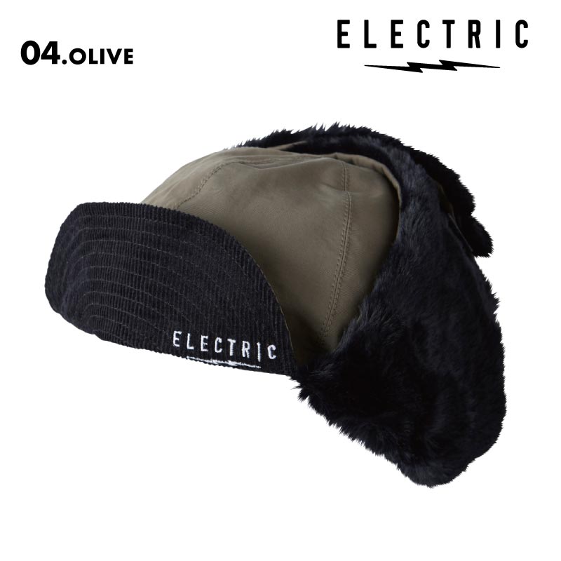 ELECTRIC/エレクトリック メンズ&レディース ボンバーキャップ BOMBER CAP 2024FALL/WINTER E24FC15 スノボ スノーボード スキー 帽子 もこもこ 耳あて ブランド おしゃれ 防寒 男性用