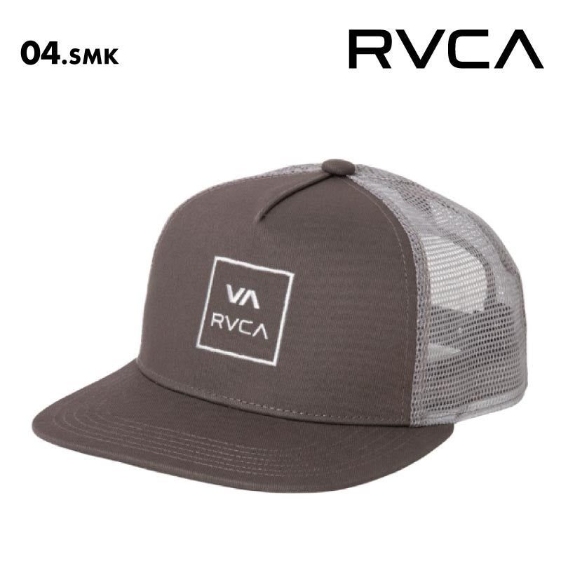 RVCA/ルーカ メンズ キャップ VA ALL THE WAY TRUCKER 25 SPRING BF041-953 帽子 ぼうし メッシュ 日よけ 紫外線対策 調整可 深め シンプル ブランド ロゴ 男性用