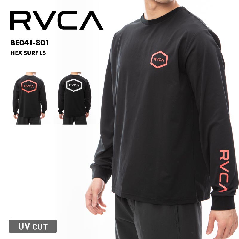 RVCA/ルーカ メンズ 長袖 ラッシュガード HEX SURF LS 2024