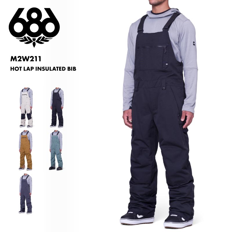 686/シックスエイトシックス メンズ スノービブパンツ M2W211 スノー 