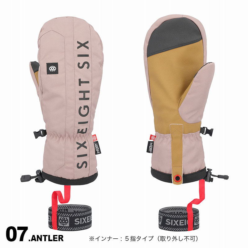 686/Six Eight Six Men's Snowboarding Mitten Gloves M2WGLV107 Snow Gloves Gloves Gloves Ski Gloves Snowboarding for Men