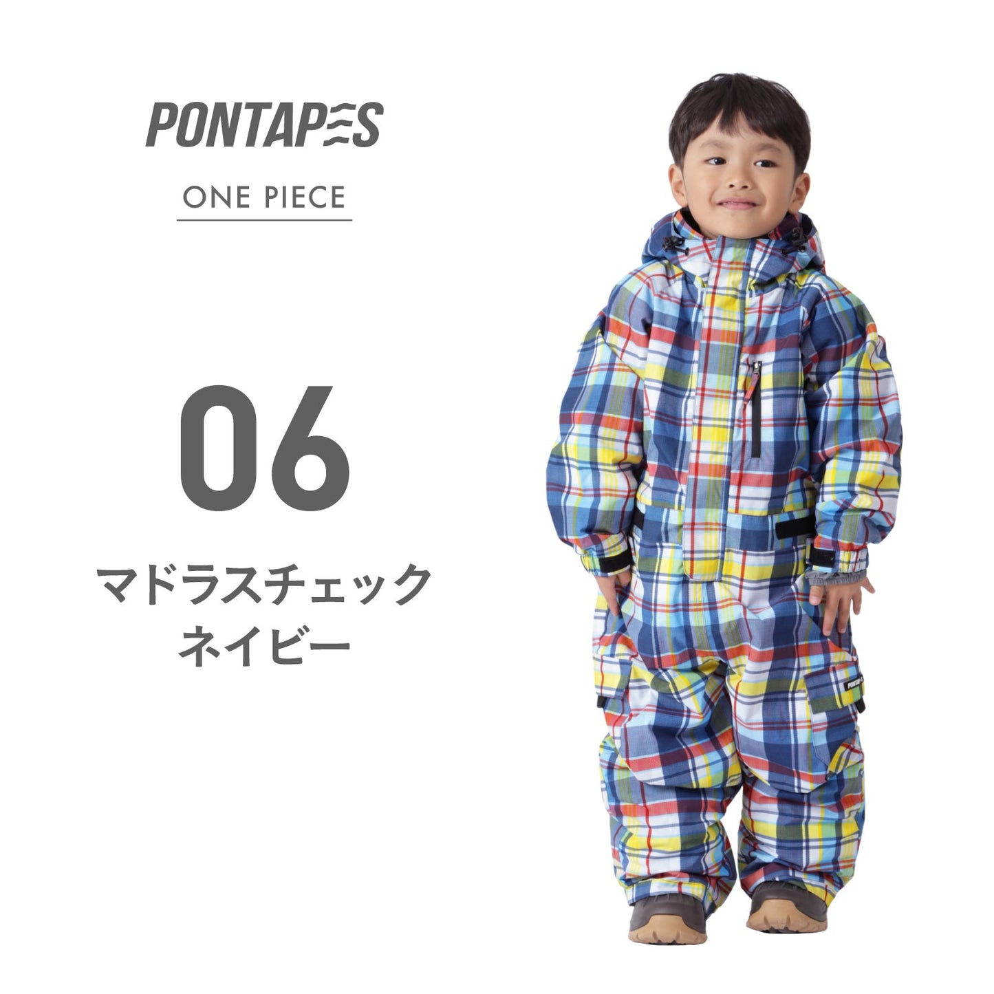 원피스 100 ~ 120cm 스노우 보드웨어 주니어 PONTAPES POKID-207M