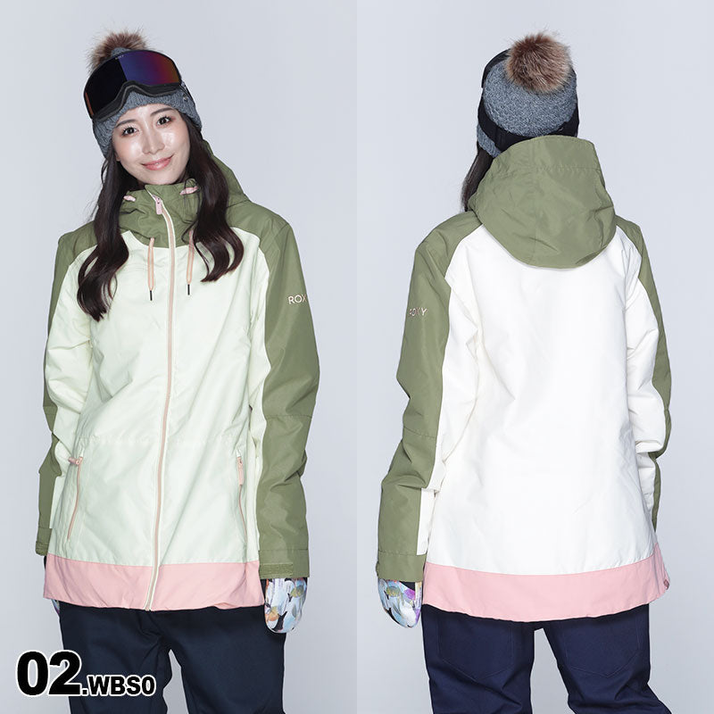 ROXY/ロキシー レディース スノーボードウェア ジャケット ERJTJ03392 ジップアップ スノーウェア スノボウェア スノージャケット スキーウェア ウエア ボードウェア 女性用