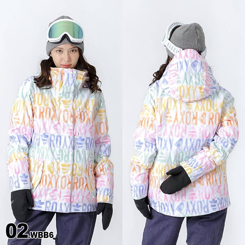 ROXY/ロキシー レディース スノーボードウェア ジャケット ERJTJ03453 スノージャケット スノボウェア スノーウェア スキーウェア 上 防寒 ウインタースポーツ 女性用