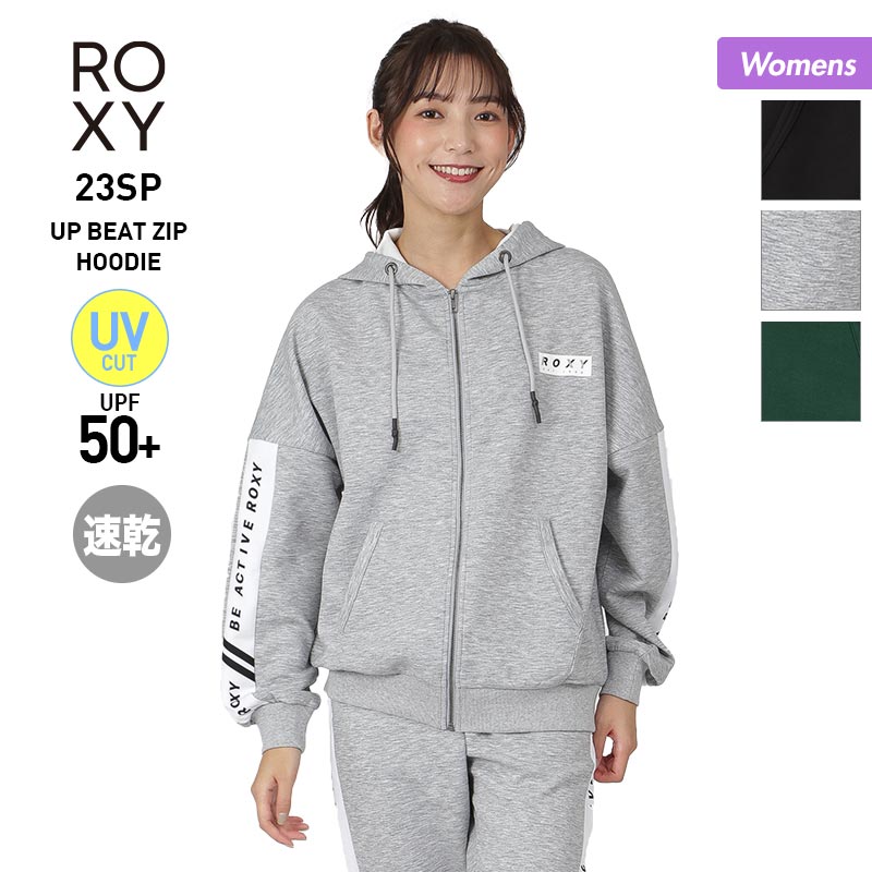 ROXY Women's Fitness Jacket RZP231541 Zip Up Hoodie Sweat Jersey Top Gym Yoga Wear For Women