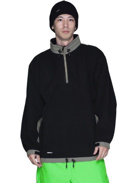 Half Zip Pullover Fleece Shirt Snow Wear Men's Women's PONTAPES PONF-200B