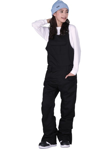 Women's stretch bib pants snowboard wear ICEPARDAL ICP-833BB