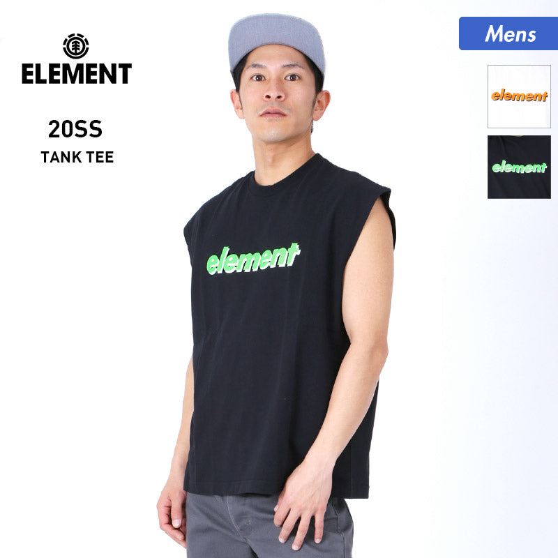 ELEMENT/エレメント メンズ ノースリーブ Tシャツ BA021-353 袖なし