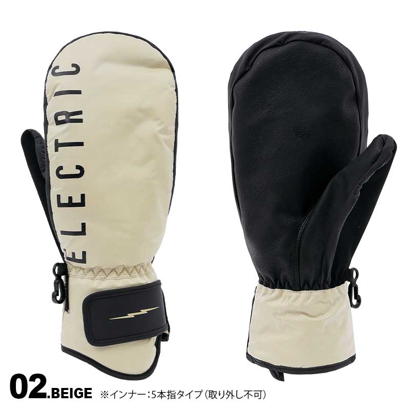 ELECTRIC/エレクトリック メンズ ミトングローブ E24F43スノーグローブスキーグローブスノボ防寒手袋手ぶくろてぶくろ男性用