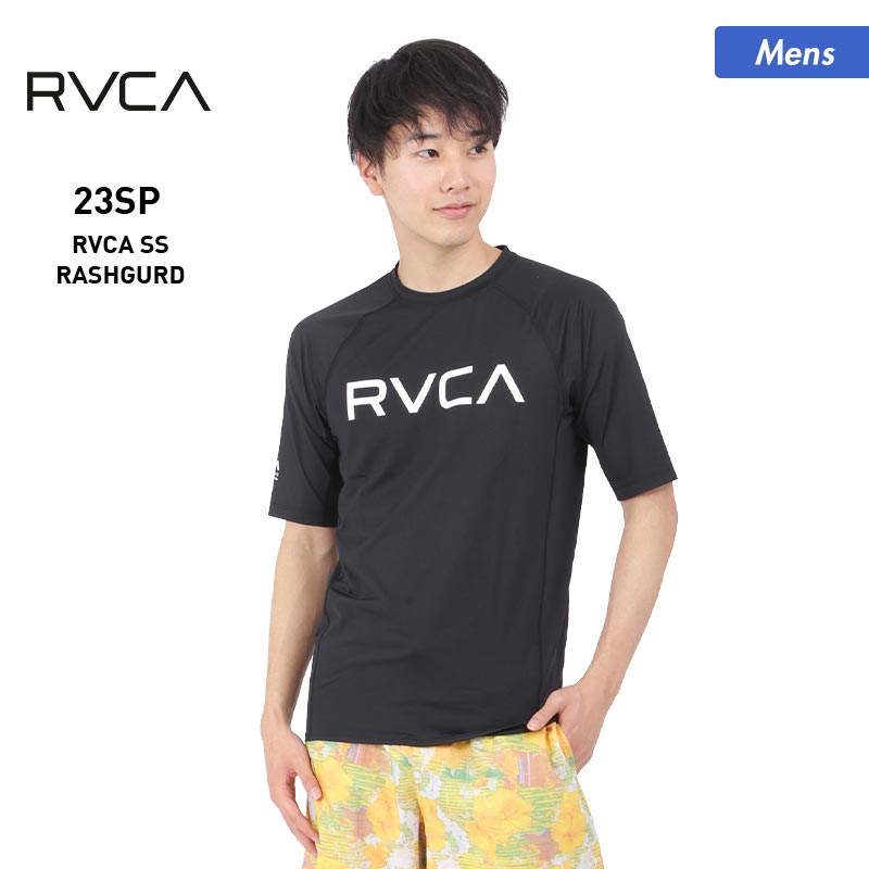 RVCA/ルーカ メンズ 半袖 ラッシュガード BD041-804 Tシャツタイプ