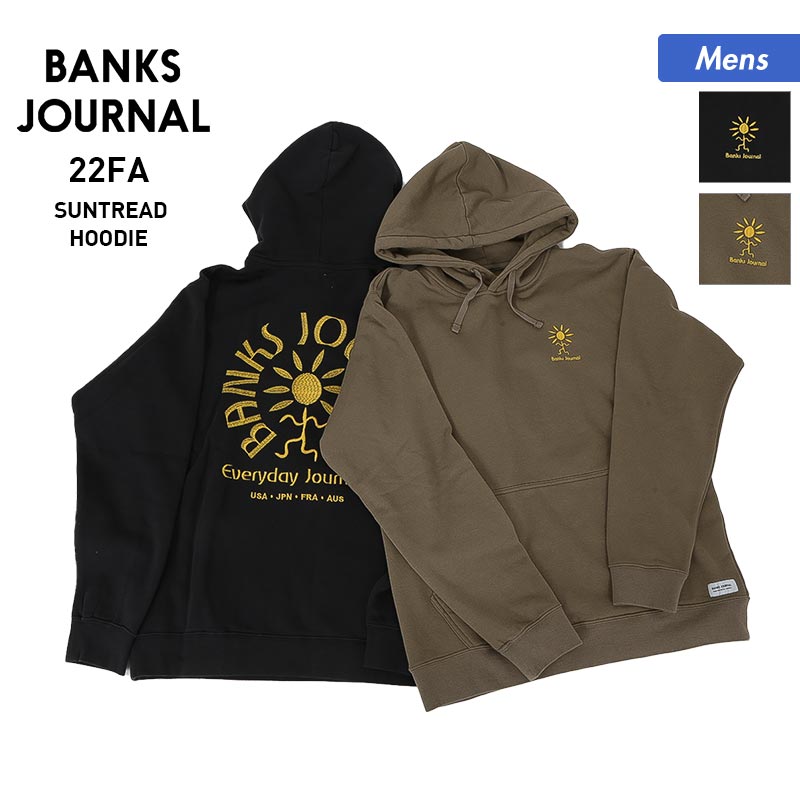 BANKS JOURNAL/バンクスジャーナル メンズ プルオーバー パーカー ...