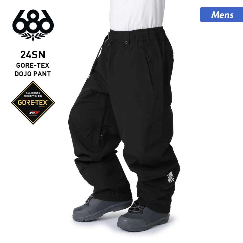 686 ENTER Press スノーボード ウェア パンツ ゴアテックス GORE-TEX D O PANT M3WN221-BLK ブラック M