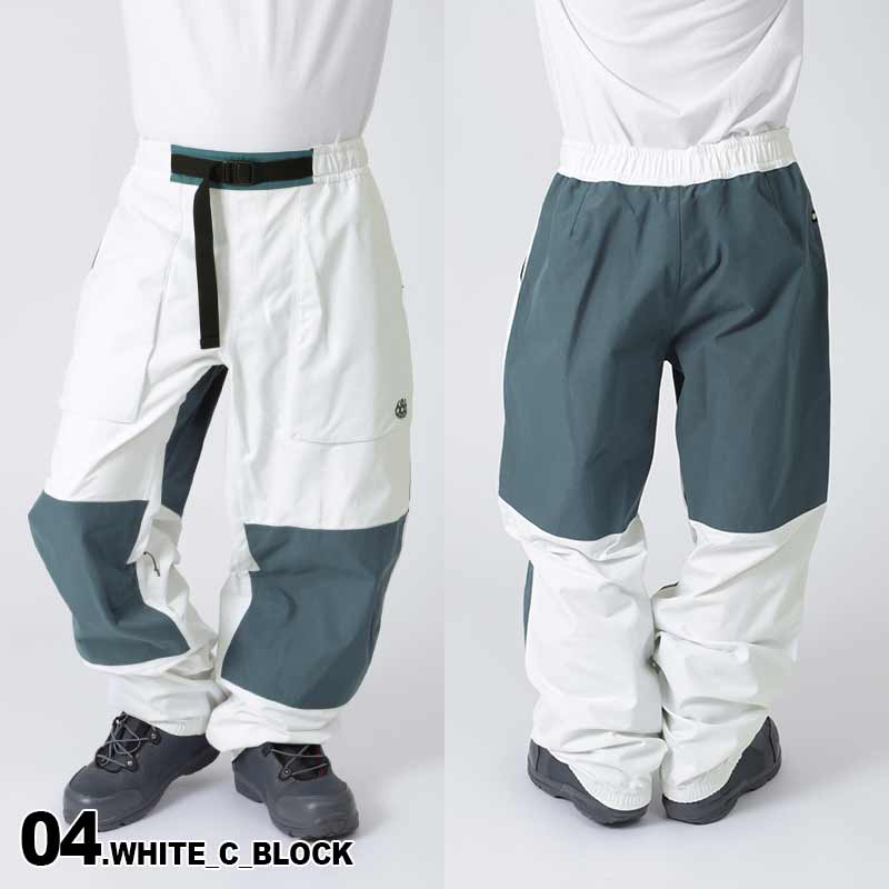 686/シックスエイトシックス メンズ スノーウェアパンツ M3WN223 スノーパンツ スノボウェア スノーウェア スキーウェア 下 男性用