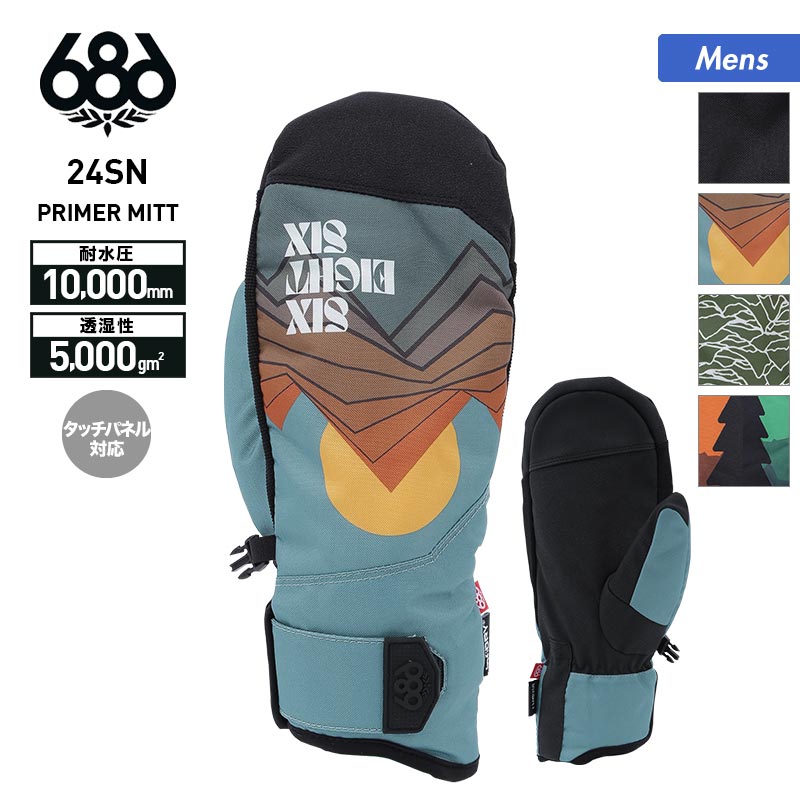 686/シックスエイトシックス メンズ スノーミトングローブ M2WGLV115 スノーボード スキー ウインタースポーツ 防寒 手袋 手ぶくろ 男性用