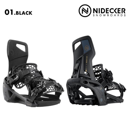 NIDECKER/ナイデッカー メンズ&レディース バインディング SUPERMATIC 2024-25 SNOW SUPERMATIC スノボ スノーボード ブランド おしゃれ 男性用