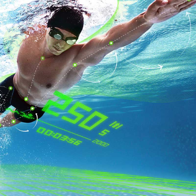 【お得最新品】[未開封] FORM Swim Goggles 水泳用スマートスイムゴーグル メンズウェア
