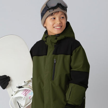 スノーボードウェア キッズ 上下セット キッズ ジュニア スキーウェア 中綿入り 撥水 防寒 25-26モデル PONTAPES/ポンタぺス PJS-113