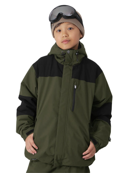 Raglan color scheme Jacket 100~150 cm Snowboard wear Junior PONTAPES PPJJ-120 