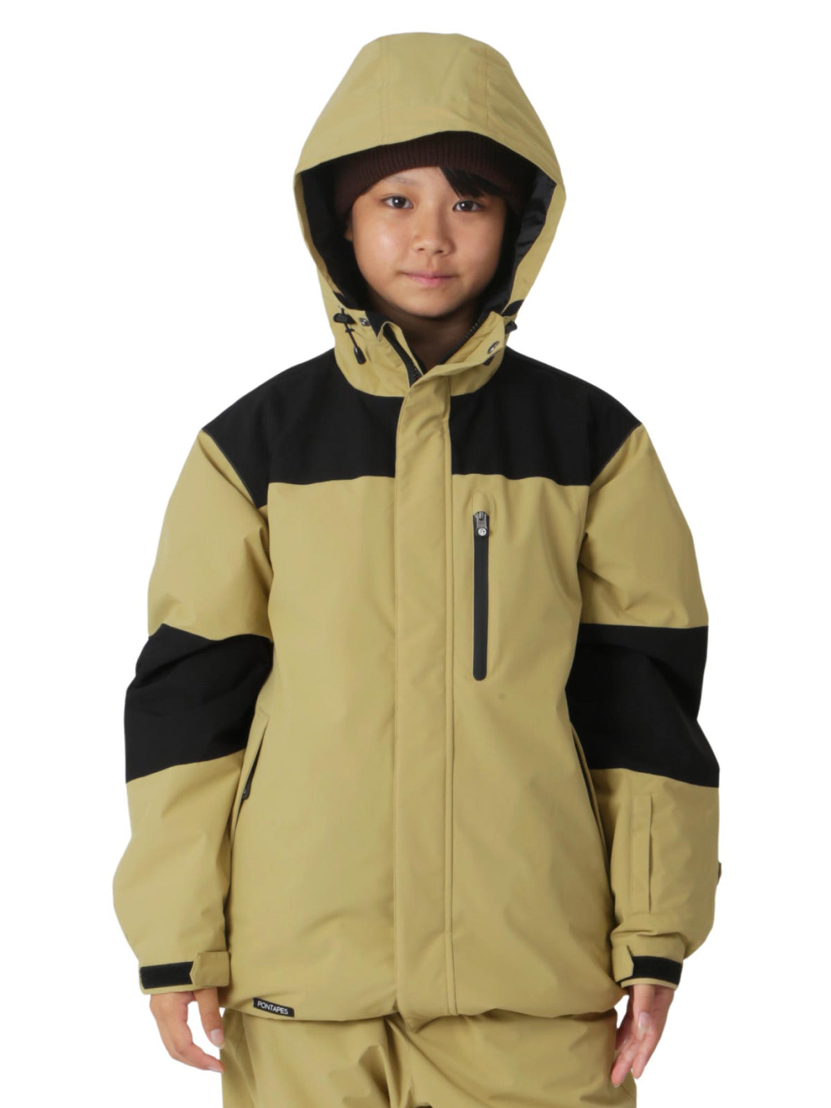 Raglan color scheme Jacket 100~150 cm Snowboard wear Junior PONTAPES PPJJ-120 