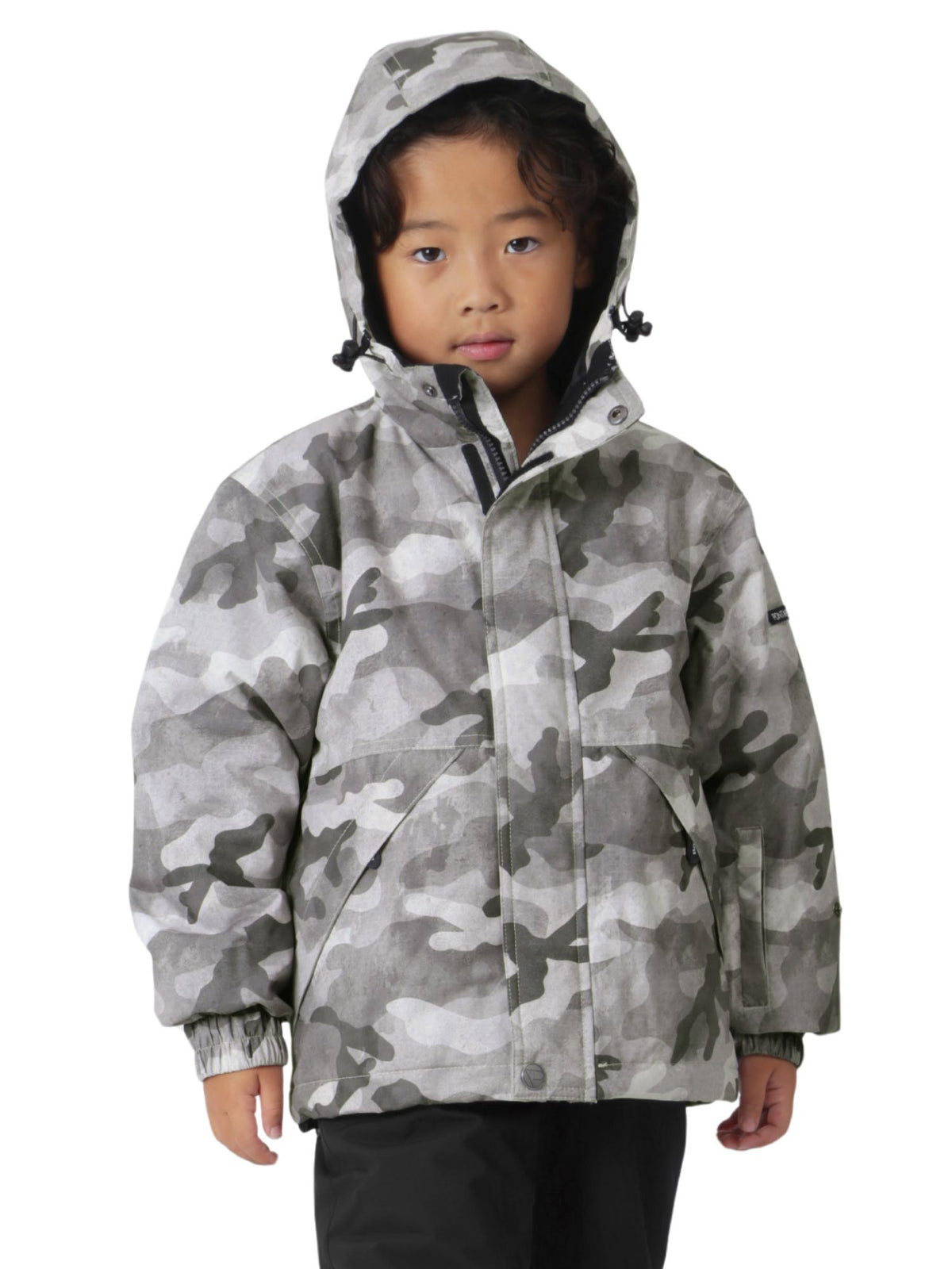 Printed Jacket 100~150 cm Snowboard Wear Junior PONTAPES PJJ-121PR 