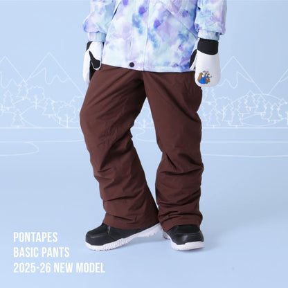사이즈 조절 팬츠 100 ~ 150cm 스노우 보드웨어 주니어 PONTAPES PJP-130 