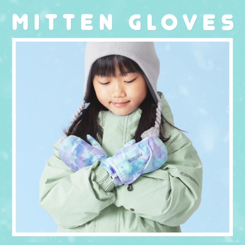 スノーボード グローブ キッズ スノボ スキー スノー 雪遊び 手袋 ミトン 防寒 撥水 防水 PONTAPES/ポンタぺス PJR-302TM [メール便対応]