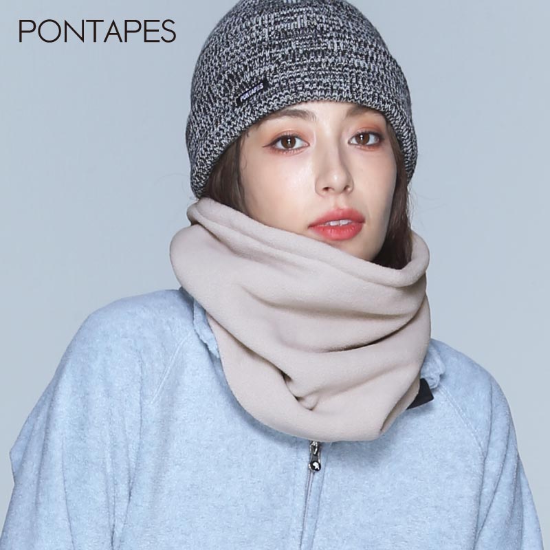 방한 플리스 넥 워머 스노웨어 맨즈 레이디스 PONTAPES PONF-102 