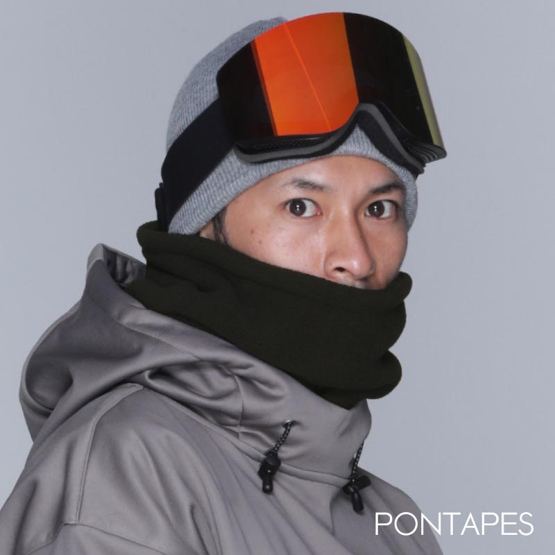 방한 플리스 넥 워머 스노웨어 맨즈 레이디스 PONTAPES PONF-102 